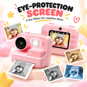 Cámara de Fotos Directa de Fábrica con Impresión sin Tinta, Papel Térmico Libre de BPA, Pantalla a Color, Portátil, Regalo para Niños, Cámara de Impresión Térmica - Product Image 2