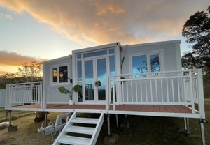 บ้านตู้คอนเทนเนอร์แบบเคลื่อนย้ายได้40ft <span class=keywords><strong>20FT</strong></span> หลังเล็กหรูหราบ้านหรูพรีเอบีแบบทันสมัย - Product Image 3