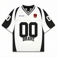 Camiseta de Hockey sobre Hielo Personalizada con Estampado Personalizado para Equipos, Clubes, Ligas, en Blanco y Negro, Manga Corta