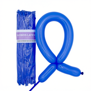 Party Love Latex <b>Balloons</b> 260S Blue Dark 50pcs Pack For <b>Decoration</b> - Product Image 2