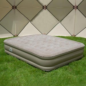 ที่นอนลมแบบพกพา Caddy ขนาด 1.5x2.0 เมตร หนา 40 ซม. ขนาดคู่ ใช้ได้ทั้งภายนอกและภายในอาคาร ผลิตจากวัสดุ PVC คุณภาพสูง ผิวสัมผัสนุ่มแบบพีชสกิน - Product Image 1