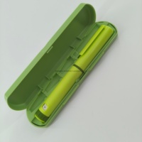 Stylo de voyage portable en plastique de 3 ml, étui à stylo rechargeable en plastique avec stylo intégré