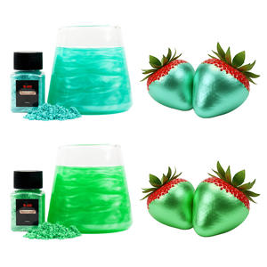 Polvere Commestibile Luccicante Rosa Oro all'Ingrosso, Glitter Commestibile, Polvere Perlata Scintillante per Decorazione di Torte, Bevande e Creme - Product Image 3