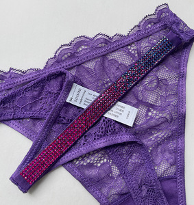 Nuovi Slip Sexy da Donna con Strass a Righe, Perizoma a Vita Bassa, Intimo Senza Cuciture, Lingerie Sexy - Product Image 4