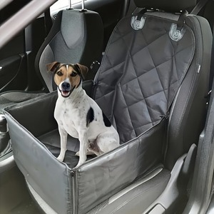 Asiento de Coche Reforzado <span class=keywords><strong>para</strong></span> <span class=keywords><strong>Perros</strong></span> con 4 Correas de <span class=keywords><strong>Sujeción</strong></span> Asiento de Coche Impermeable <span class=keywords><strong>para</strong></span> Mascotas <span class=keywords><strong>para</strong></span> el Asiento Trasero - Product Image 5