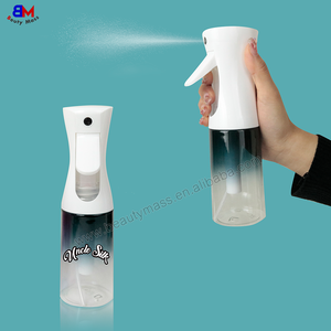 Pulvérisateur d'eau en plastique de haute qualité de 200ml 300ml 500ml en plastique de brume fine de cheveux de salon pour le barbier Vaporisateur continu de logo personnalisé - Product Image 5