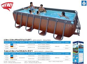 Venli-<span class=keywords><strong>PISCINA</strong></span> <span class=keywords><strong>RECTANGULAR</strong></span> con marco de acero, 17825 cm x 400cm x 99cm - Product Image 5