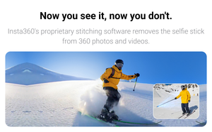 Palo Selfie Invisible de 114cm para Insta360 X4 X3 <span class=keywords><strong>One</strong></span> <span class=keywords><strong>RS</strong></span> VS Go 2 VS <span class=keywords><strong>ONE</strong></span> X Cámara de Acción - Product Image 6