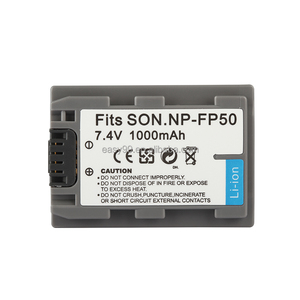 1000mAh Pin Np fp50 NP-FP50 cho Sony DCR-HC30 40 43E 65 85 94e 96 DCR-SR30 NP-FP30 npfp50 fp60 <span class=keywords><strong>FP70</strong></span> FP71 Pin - Product Image 1