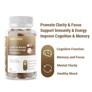 OEM Halal Organic Gluten-Free Low-Sugar Vegan <b>Cordyceps</b> Reishi Mushroom <b>Gummies</b> for Adults & Men-Muscle Growth Support - Product Image 4