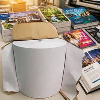 Papel de Copia Offset Ecológico de 80 g/m², Tamaño Carta 8.5x11 Pulgadas, Pulpa de Madera Blanda para Impresión Digital, Papel para Manualidades y Regalos