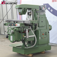 Machine de fraisage verticale en métal robuste GOLDCNC X6132, outil de formation manuel pour les écoles et les collèges techniques