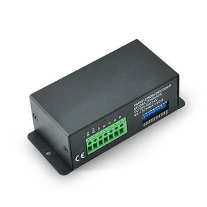 Controlador Decodificador DMX Px24505 12V, Control Remoto Metálico, Equipo de Iluminación LED para Escenarios - Product Image 1