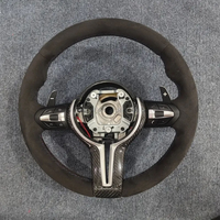 Volant de direction en cuir carbone personnalisé pour BMW E60 E46 2005-2010, remplacement original adapté à la série E