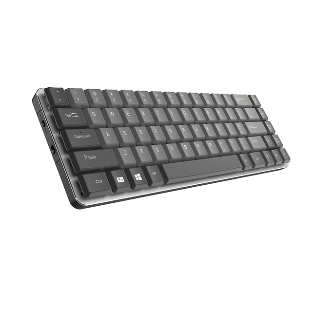New High Quality Mini Aluminum Alloy Case 65% Mechanical Keyboard Low Profile Switch RGB Backlit Ultra Thin USB-C
