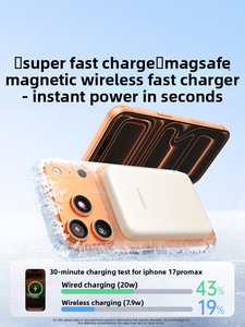 UGREEN PB560 Batería Externa Magnética Inalámbrica de 10000mAh, <span class=keywords><strong>Cargador</strong></span> Portátil de 20W PD Compatible con iPhone 12-17 - Product Image 2