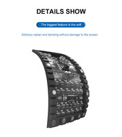 Module d'affichage LED flexible 320x160mm, panneau LED magnétique souple pour publicité intérieure HD, écran incurvé, cabine DJ
