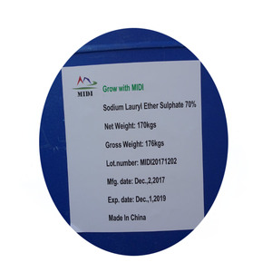 Productos Químicos SLES 70% (Pasta Incolora a Amarillo Pálido) para Materias Primas de Jabón Líquido, Champú y Detergente - Product Image 1