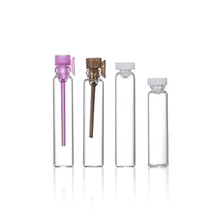 1ml 1.5ml 2ml 3ml 4ml vuoto Mini profumo di vetro piccolo campione fiale bottiglia di profumo provetta da laboratorio bottiglia di prova