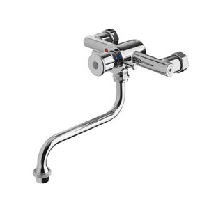 Grifo Mezclador de Pared con Caño Giratorio de 19 cm de Longitud, Grifo de Cocina - Product Image 1