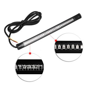 Barra de luz LED universal para motocicleta Source Factory Spot 48SMD, luz de señal de giro, luz de freno, luz trasera, impermeable, luz para matrícula - Product Image 3