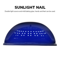 Salon de manucure à LED UV rechargeable sans fil 320W 72LEDs Flash Cure Gel Nail Dryer Professional Led UV Nail Lamp