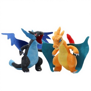 HY Peluche de Dragón Charizard de 23cm, Azul y Amarillo, de Algodón PP, Bordado, con Etiqueta, Regalo para Niños, Venta Caliente - Product Image 5