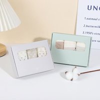 Coffret Cadeau de Luxe Haut de Gamme pour Sous-vêtements Féminins, avec Fenêtre, Pliage en Trois, Impression en Relief et Fermeture Magnétique