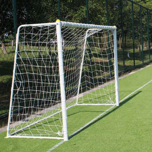 Porterías de campo de fútbol profesional 5 con redes de acero al carbono, postes de portería de entrenamiento de 76mm de diámetro, portería de fútbol de red - Product Image 3