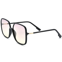 Lunettes de soleil rectangulaires en acétate, style italien classique, monture écaille de tortue, haute qualité, pour usage quotidien et extérieur, modèle 9150T