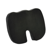 Fournisseur Chaise de bureau personnalisée et siège de voiture Coussin de siège ergonomique en mousse à mémoire de forme pour soulager la douleur du coccyx