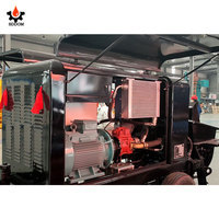 Pompe à béton sur remorque haute performance 2026 avec une capacité de 40-80 m³/h |   Machine de livraison de béton portable électrique/diesel