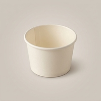 Gobelet en papier biodégradable écologique à paroi simple JAN GOO 60 ml, qualité alimentaire, étanche, diamètre 55 mm, mini dégustation