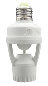 E27 PIR Motion Sensor LED <strong>Lamp</strong> Socket Intelligent Switch Light Bulb <strong>Lamp</strong> <strong>Holder</strong> Stylish Plastic Screw Design - Product Image 3