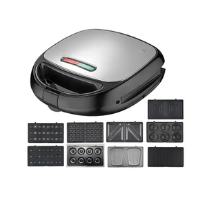 Mini máquina para hacer gofres 4 3 en 1, tostadora para desayuno, sándwich, taza DONET, pastel pop, máquina eléctrica para hacer gofres, gofres desmontables - Product Image 2