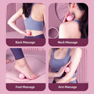 Balle de réflexologie plantaire en <span class=keywords><strong>gel</strong></span> de silice personnalisée, balle de yoga en forme d'arachide pour soulagement <span class=keywords><strong>musculaire</strong></span> et relaxation, diamètre 5 cm - Product Image 4