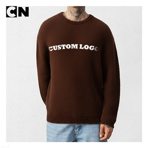 Pull en maille en acrylique et polyamide à poils longs, sur mesure, avec logo personnalisé, broderie jacquard, taille plus, certifié GRS - Product Image 3