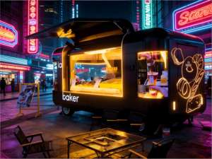 Cafetería Móvil para Estaciones <span class=keywords><strong>de</strong></span> Esquí con Barra <span class=keywords><strong>de</strong></span> Bebidas Calientes y Estación <span class=keywords><strong>de</strong></span> Calentamiento para Comodidad en Clima Frío - Product Image 1