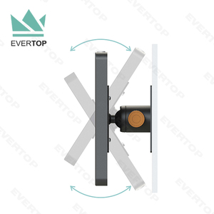 LSW05-C Supporto a Parete per <span class=keywords><strong>Tablet</strong></span> con Testa a Sfera Orientabile, Sicurezza per Hotel, VESA, Kit di Montaggio Incluso per iPad/<span class=keywords><strong>Samsung</strong></span> - Product Image 3