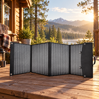 Panneau solaire pliable portable imperméable SENMEI pour le camping, la génération d'énergie solaire en extérieur et la maison