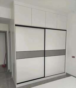 Tủ quần áo cửa trượt tối giản, tủ đựng đồ phòng ngủ cỡ lớn |   Phong cách tối giản, tiết kiệm không gian tối ưu - Product Image 3