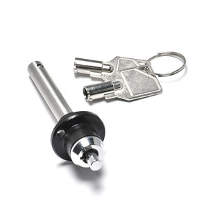Goupille de verrouillage à bille en acier inoxydable noir avec revêtement E-Coated en alliage de zinc 5mm 6mm 8mm 12mm, goupille à dégagement rapide - Product Image 2