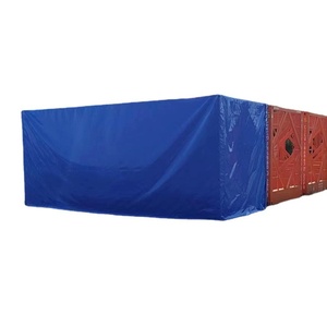 Bâche <span class=keywords><strong>de</strong></span> <span class=keywords><strong>protection</strong></span> polyvalente haut <span class=keywords><strong>de</strong></span> gamme en PE, imperméable, anti-poussière et coupe-vent, pour camions, bateaux, patios, fermes et chantiers extérieurs - Product Image 6