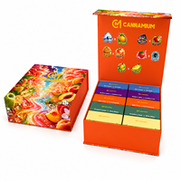 Stylo jetable à double saveur vide de 1 ml et 2 ml avec emballage de cartouche personnalisé et couleurs personnalisées en relief pour boîte de présentation aux États-Unis