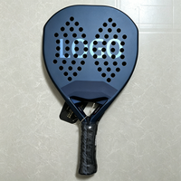 Ensemble de raquettes de padel professionnelles en fibre de carbone, design personnalisé avec logo, services OEM, tendance 2026