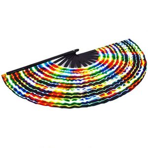 Abanicos de Mano Grandes para Kung Fu y Fiestas Rave, Abanico de Mano Grande de 13 Pulgadas, Venta al Por Mayor - Product Image 5
