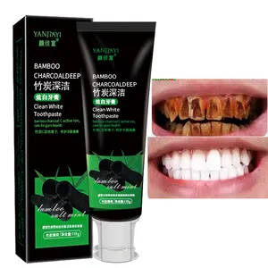 YANJIAYI BAMBOO CHARCOAL DEEP Clean Fast White Toothpaste