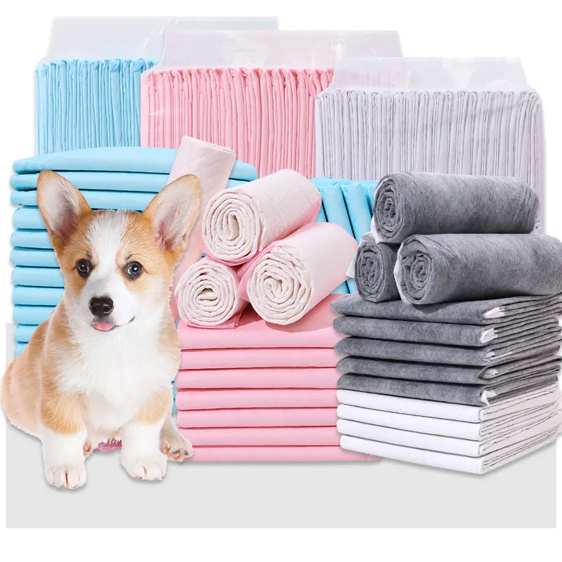 Customized All Size Potty Training Leak Proof Quick Dry Disposable Puppy Pet Dog Pee Pad