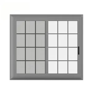 Commercial Building Architectural House Aluminum/PVC Sliding Window Customized Sliding Balcony Window