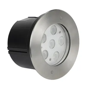 IP68 kolam renang tersembunyi 316SS ED, perlengkapan lampu LED bawah tanah pencahayaan bawah tanah 6W/9W/18W/24W